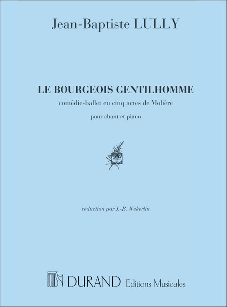 Bourgeois Gentilhomme Chant-Piano