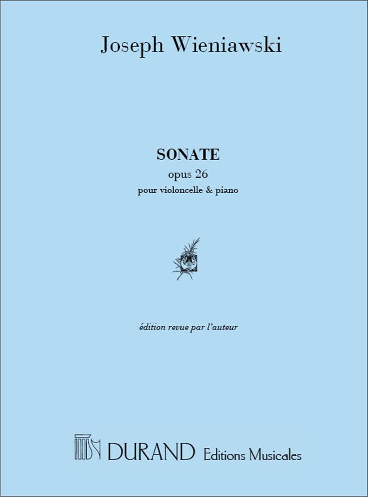 Sonate Op 26 Violoncelle et Piano