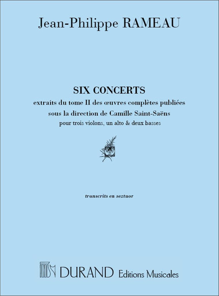 6 Concerts en Sextuor (Score)