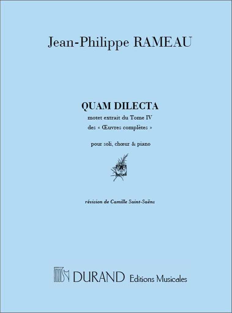 Quam Dilecta (Score Only)
