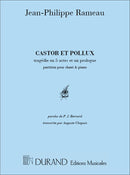 Castor-Pollux Chant et Piano