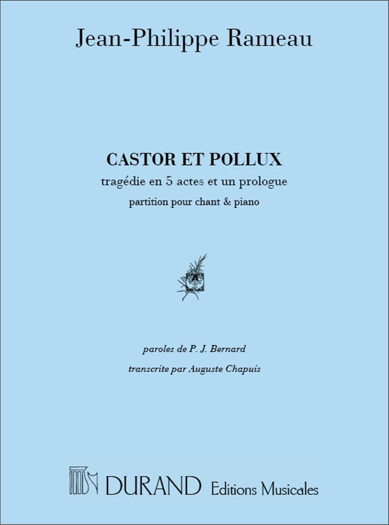 Castor-Pollux Chant et Piano