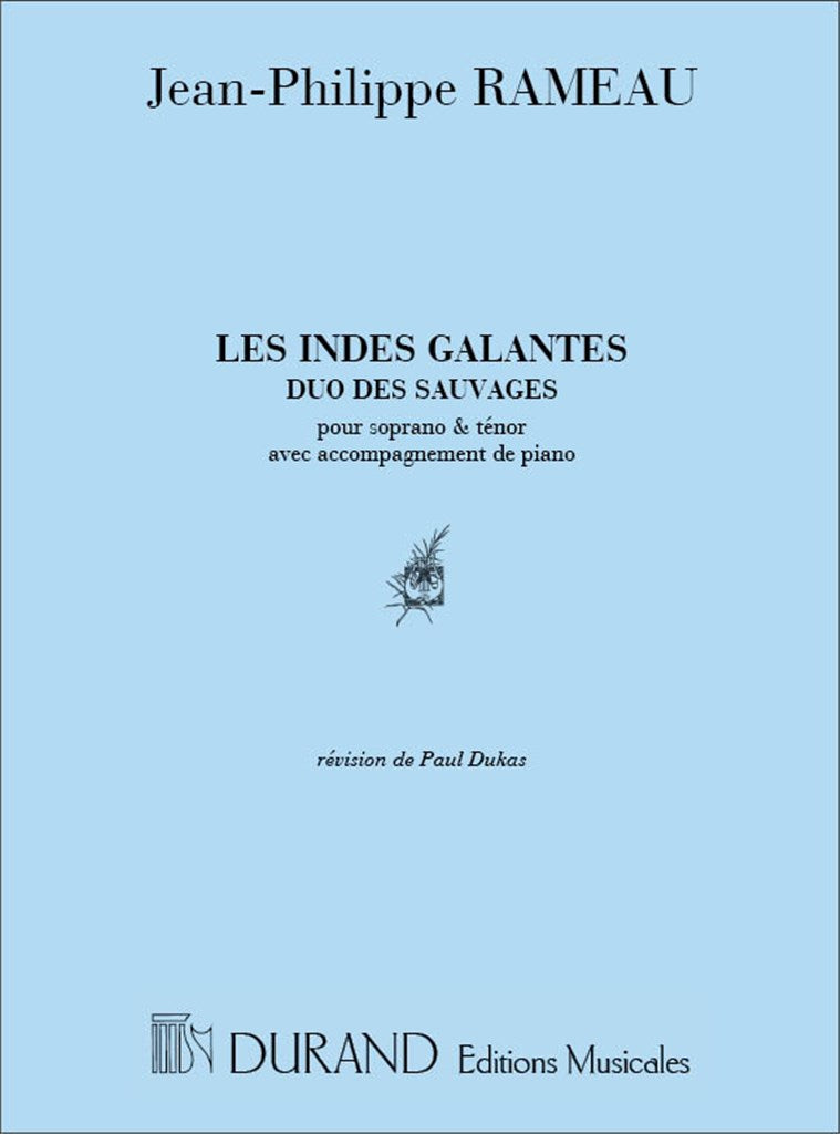 Les Indes Galantes (Score Only)