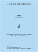 Airs, Pour Chant et Piano