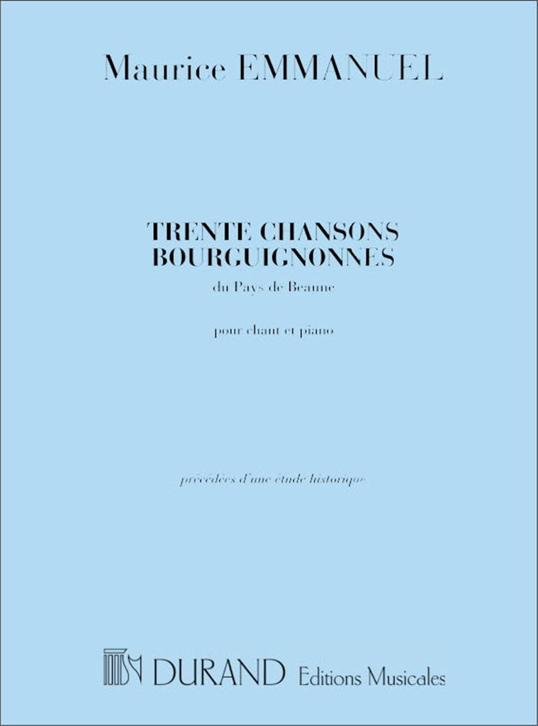 30 Chansons Bourguignones Du Pays de Beaune