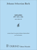 Sonates Violon Seul (Les 6 Bwv 1001-1006 )