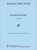 40 Études pour Violon