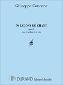 50 Lecons Op 9 Pour Le Medium de La Voix