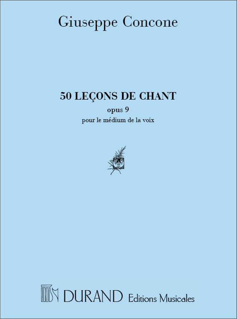 50 Lecons Op 9 Pour Le Medium de La Voix
