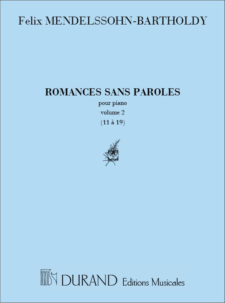 Romances Sans Paroles V2 Piano (11 A 19)