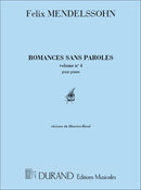 Romances Sans Paroles V4 Piano (29 A 38)