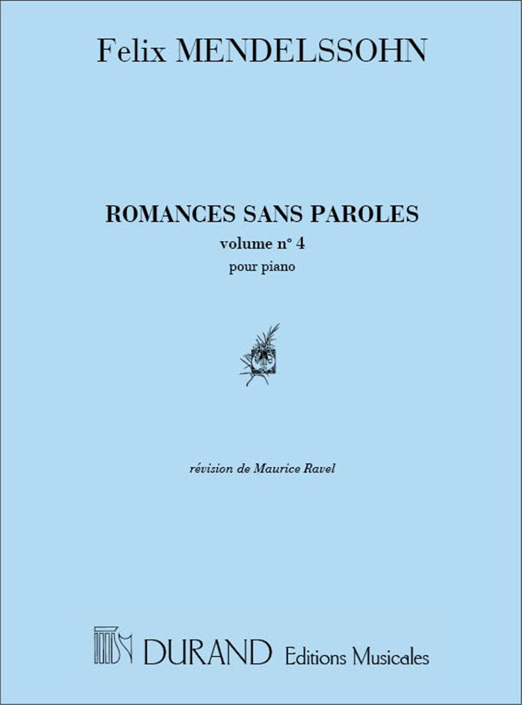 Romances Sans Paroles V4 Piano (29 A 38)