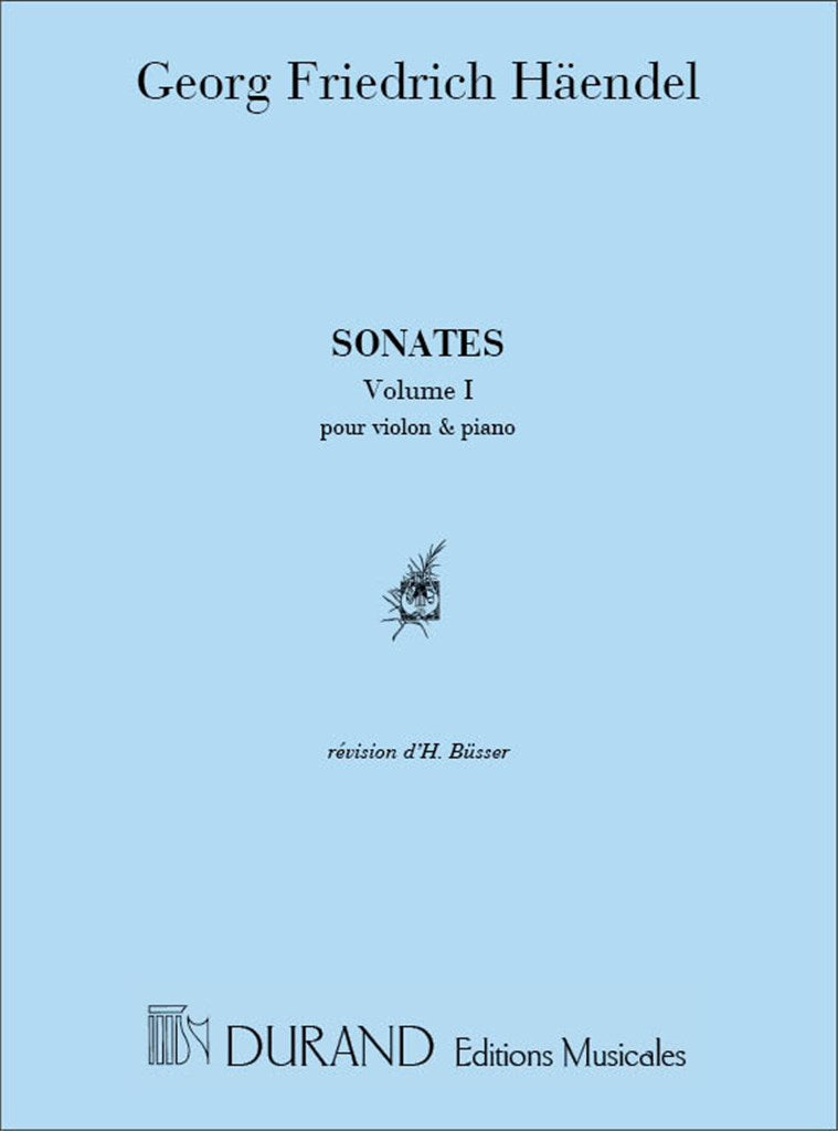 Sonates Vol 1 Violon-Piano (1-2-3) (Revision