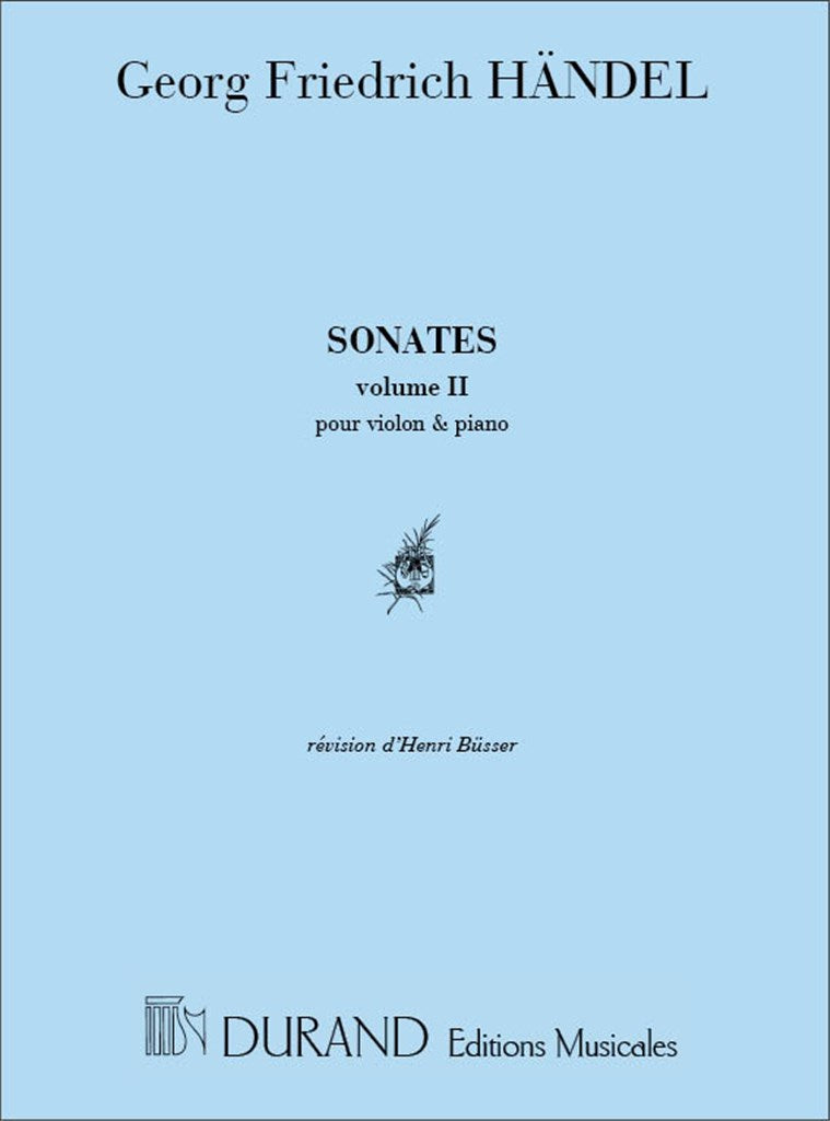 Sonates Vol 2 Violon-Piano (4-5-6) (Revision