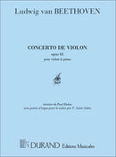 Concerto Op 61 Vl-Piano
