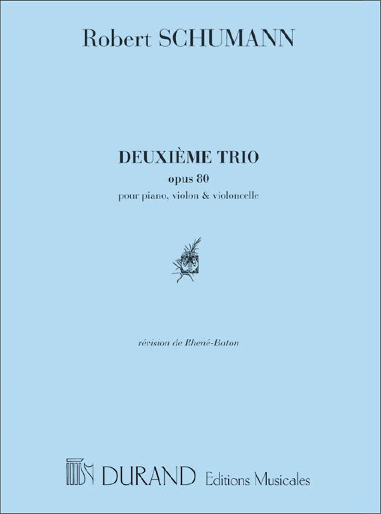 Trio Op 80 N 2 Violon-Violoncelle-Piano