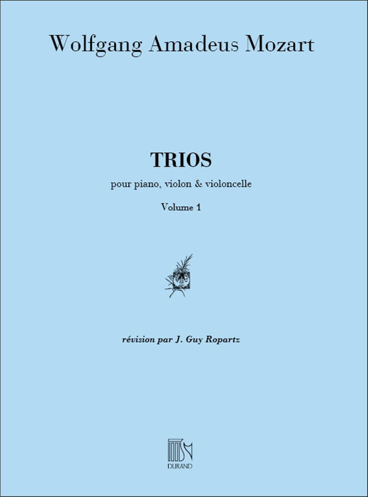Trios V1 (K254-K496-K502) Violon-Vlc-Piano