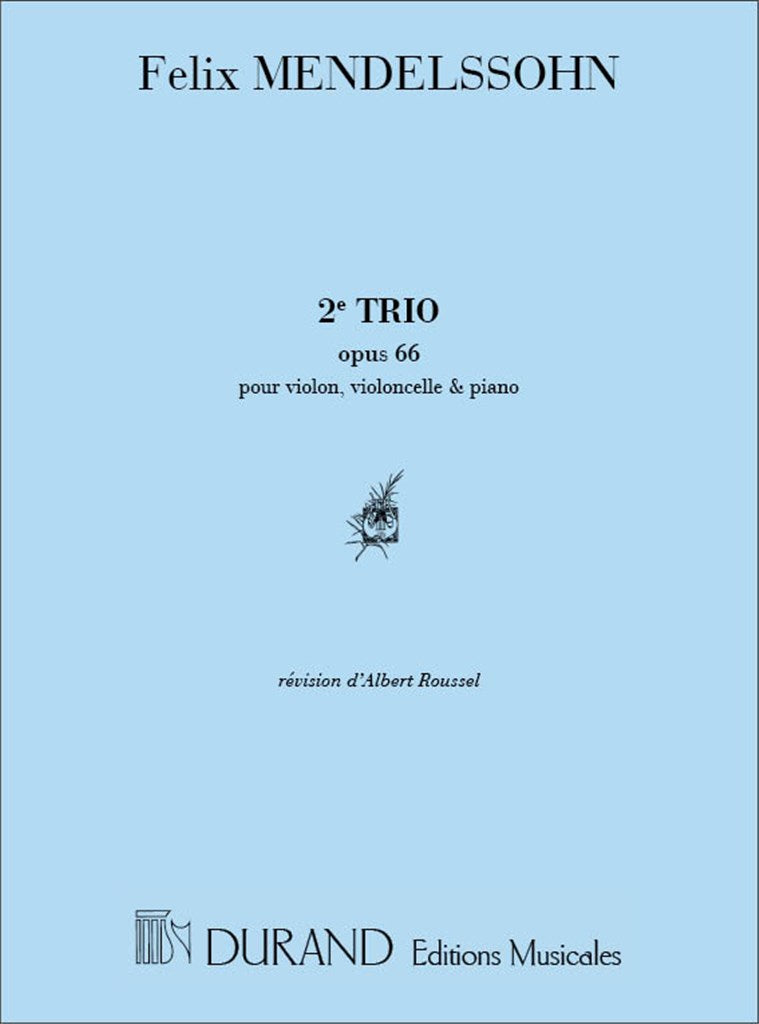 Trio N 2 Op 66 Vl-Vlc-Piano