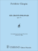 6 Chants Polonais de Chopinpiano