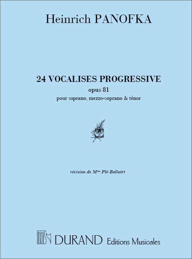 24 Vocalises Progressives Op 81