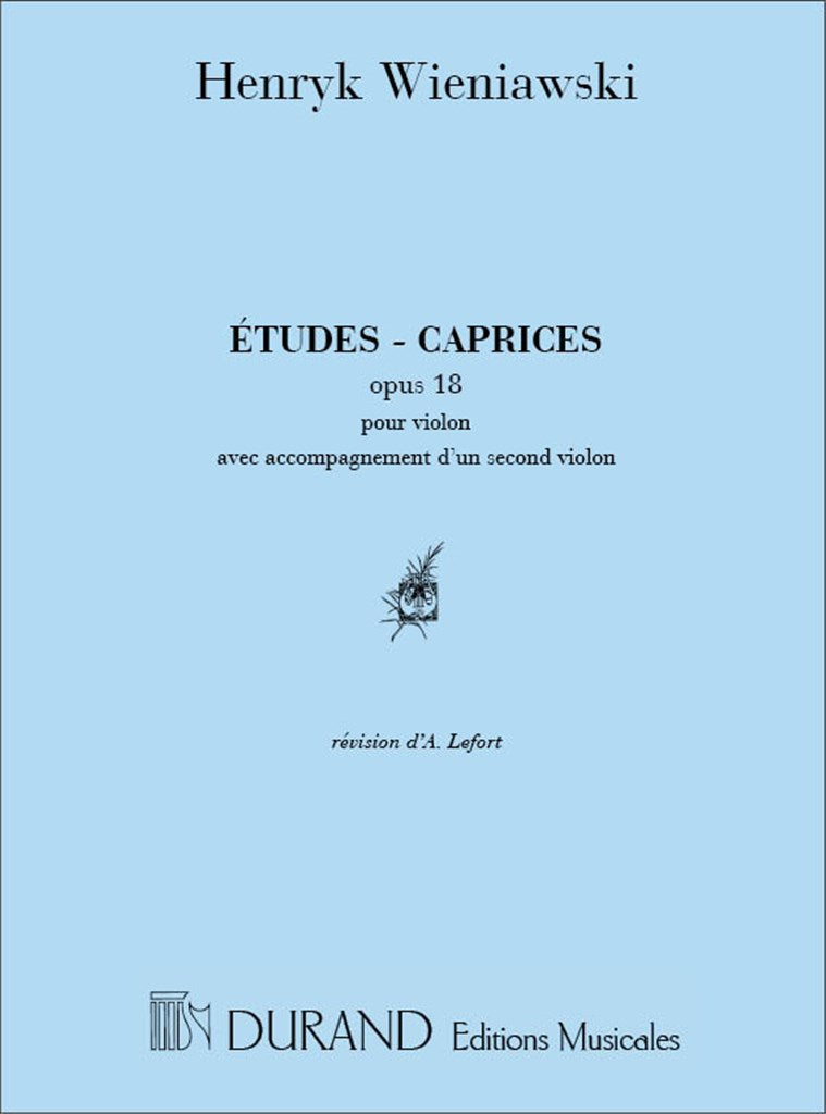 Etudes Caprices Op 18 2 Violons