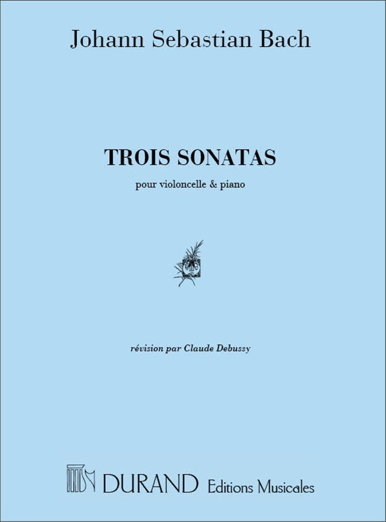 3 Sonates Violoncelle et Piano (Bwv 1027-1028-1029)