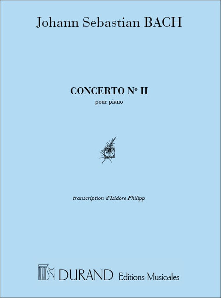 Concerto N 2 Bwv 593 Piano