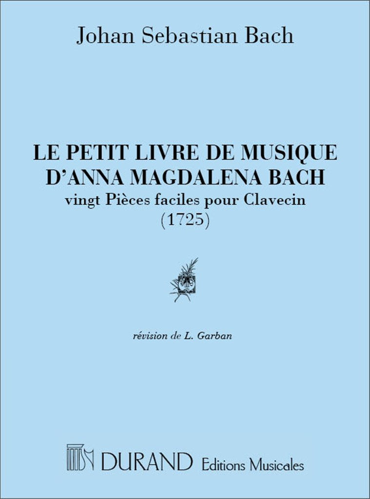 Le Petit Livre de Musique d'Anna Magdalena Bach