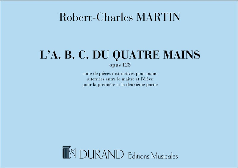 L'A.B.C. du 4 Mains, Opus 123