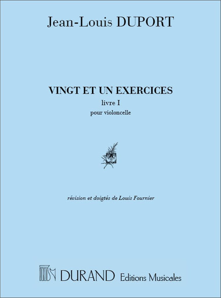 Vingt et Un (21) Exercices Vol 1 Violoncelle