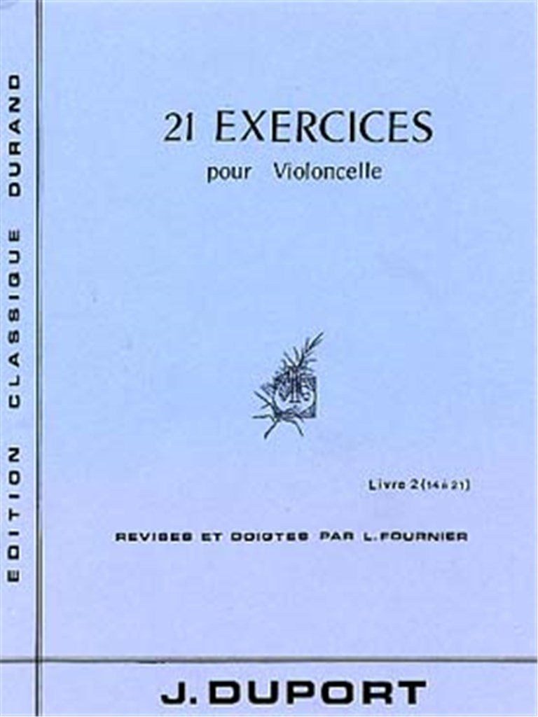 Vingt et Un (21) Exercices Vol 2 Violoncelle