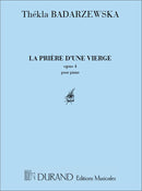 La Priere D'Une Vierge, Pour Piano