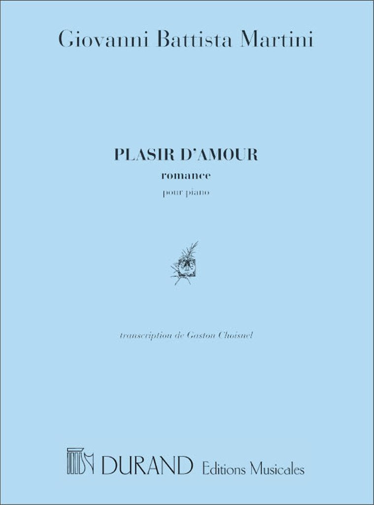 Plaisir D'Amour Piano