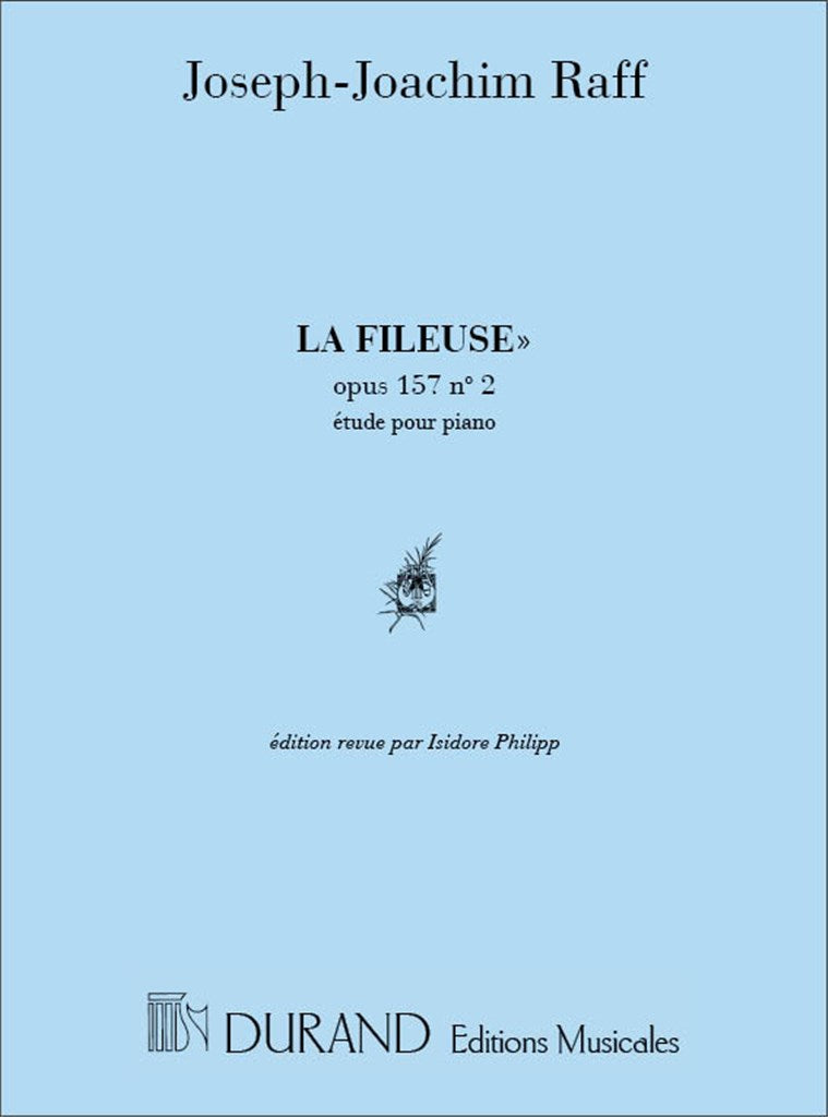 La Fileuse, Etude Pour Piano