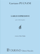 Largo Espressivo, Pour Violon et Piano