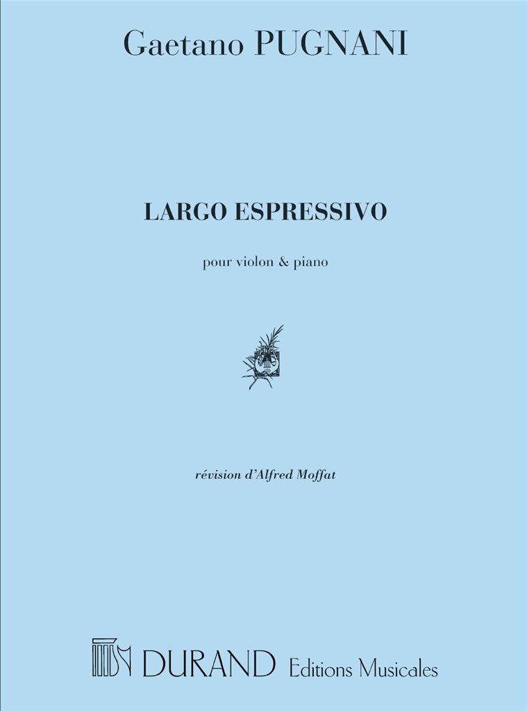 Largo Espressivo, Pour Violon et Piano