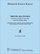 36 Études op. 20 - Vol. 1
