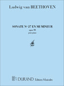 Sonate N 27 en Mi Mineur