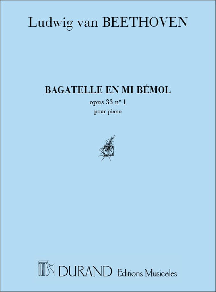 Bagatelle Op 33 N 1 Mib Piano