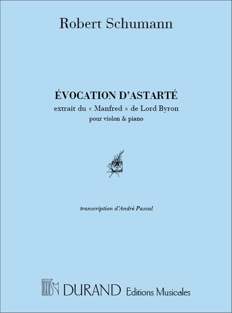 Evocation Astarte Violon et Piano