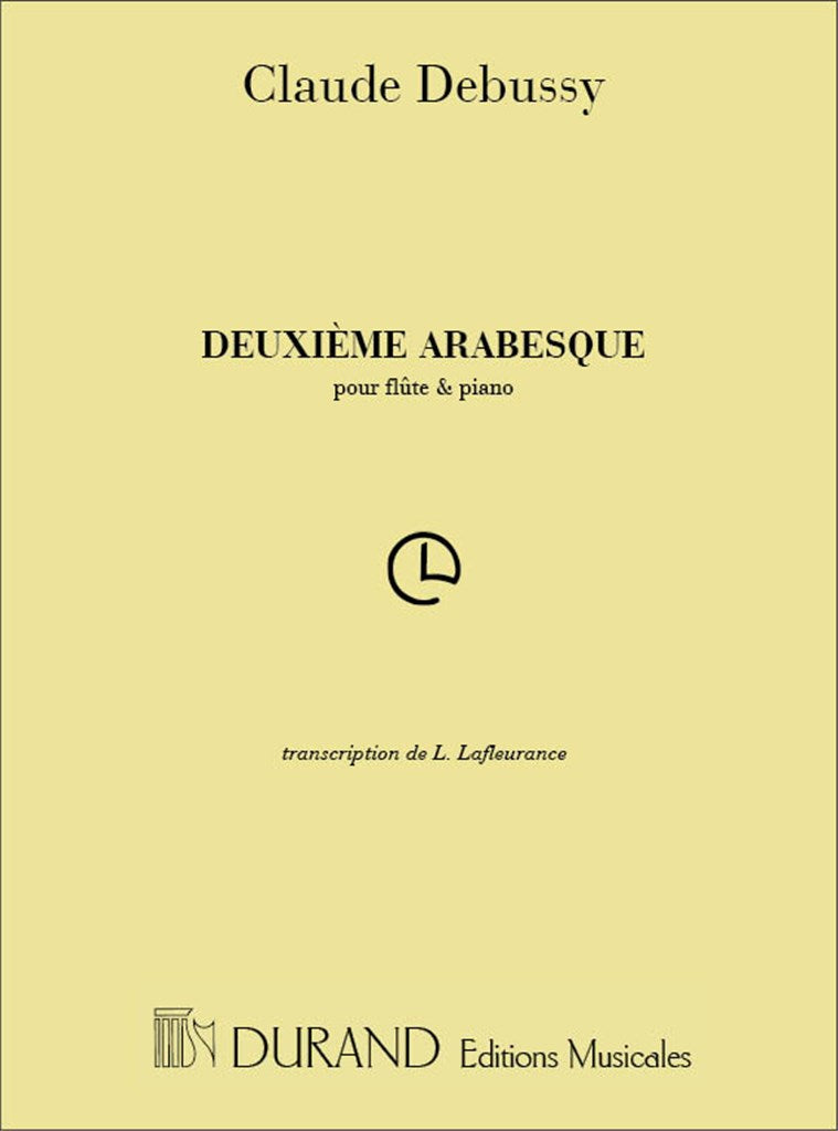 Deuxieme Arabesque, pour Flute et Piano