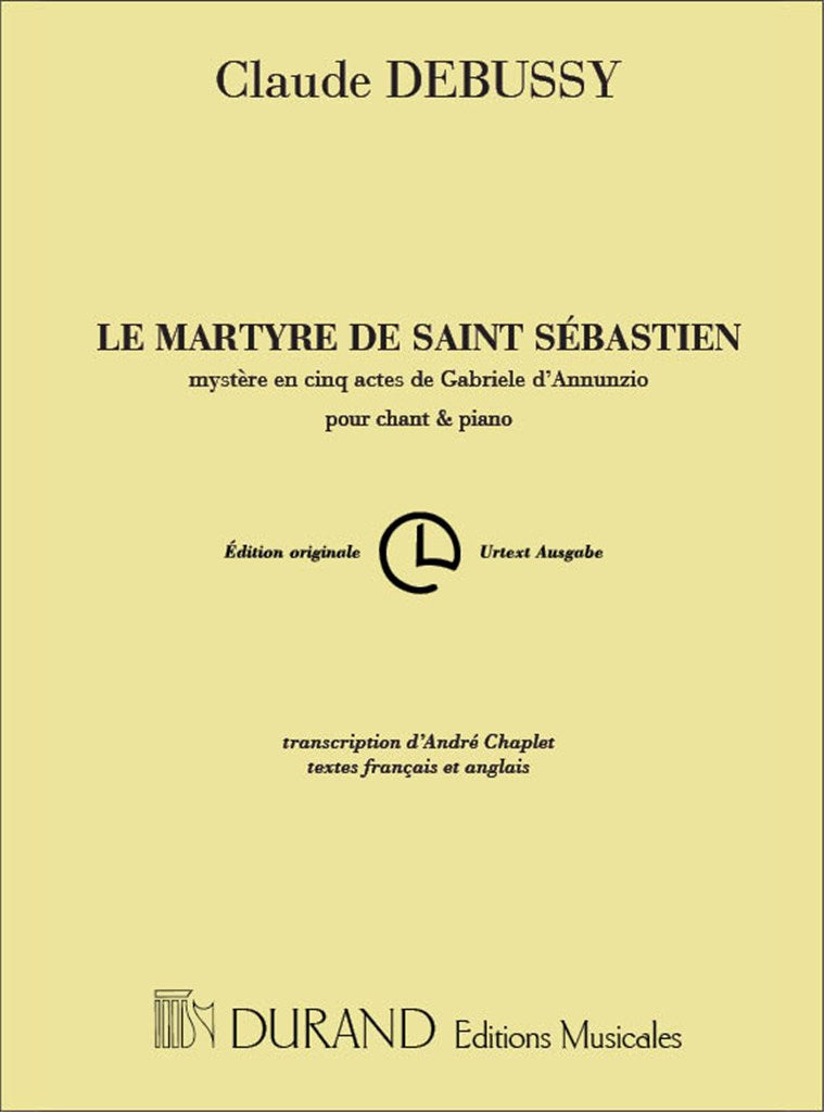 Martyre Chant-Piano (Fr-Angl) Reduction Par Caplet