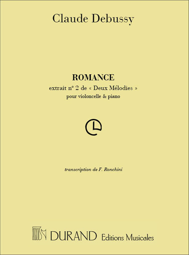 Romance - Transcription Pour Violoncelle et Piano