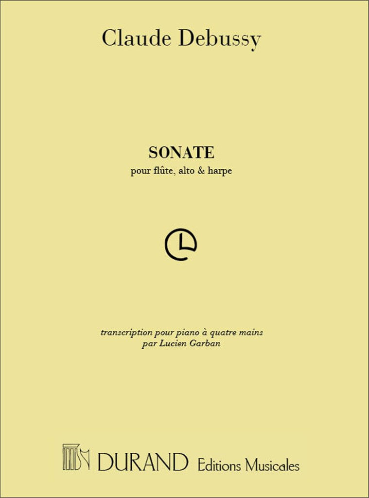 Sonate Fl-Vla-Hrp (Piano, 4 hands)