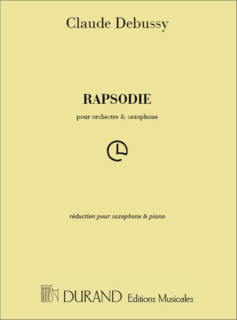 Rapsodie (Reduction for Saxophone and Piano)