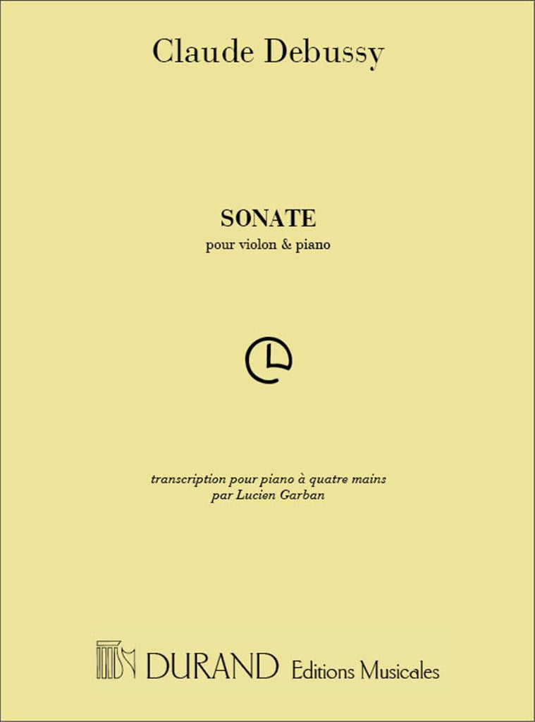 Sonate Violon et Piano 4 Mains