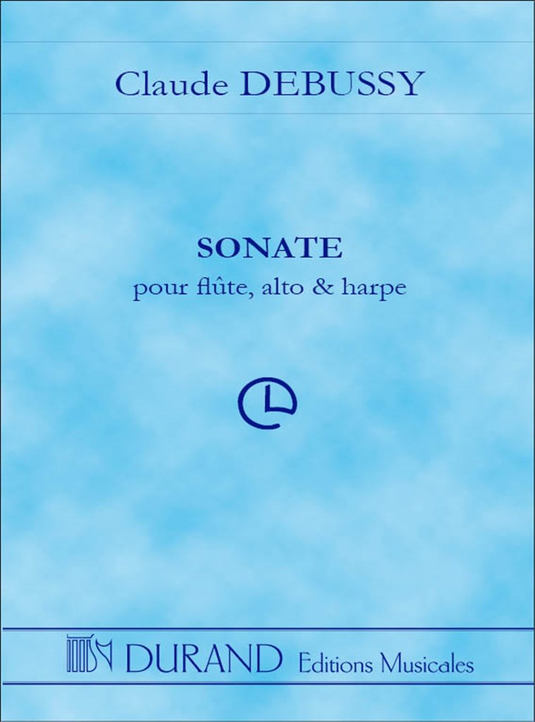 Sonate pour flüte, alto et harpe (Study Score)