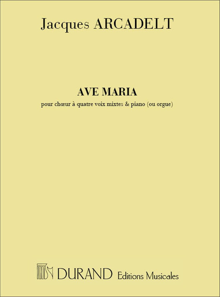 Ave Maria 4 Voix-Piano