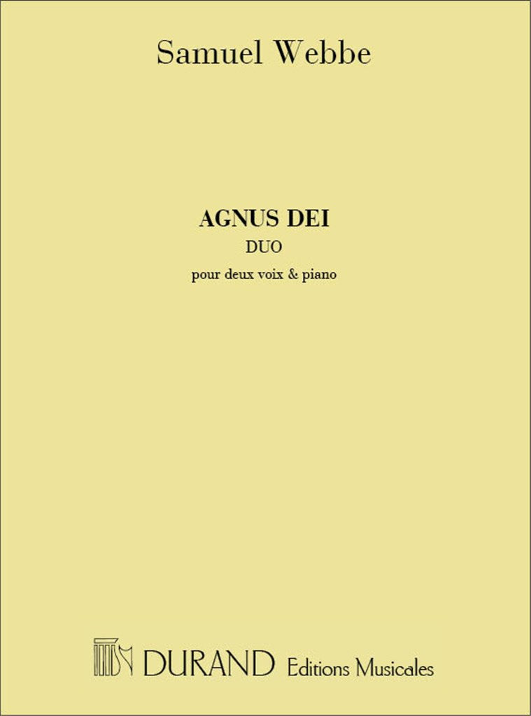 Agnus Dei Duo Chant et Piano