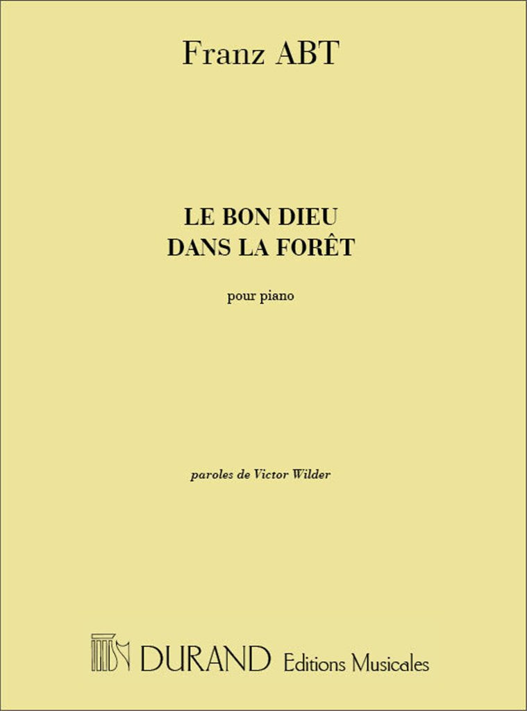 Le Bon Dieu Chant et Piano